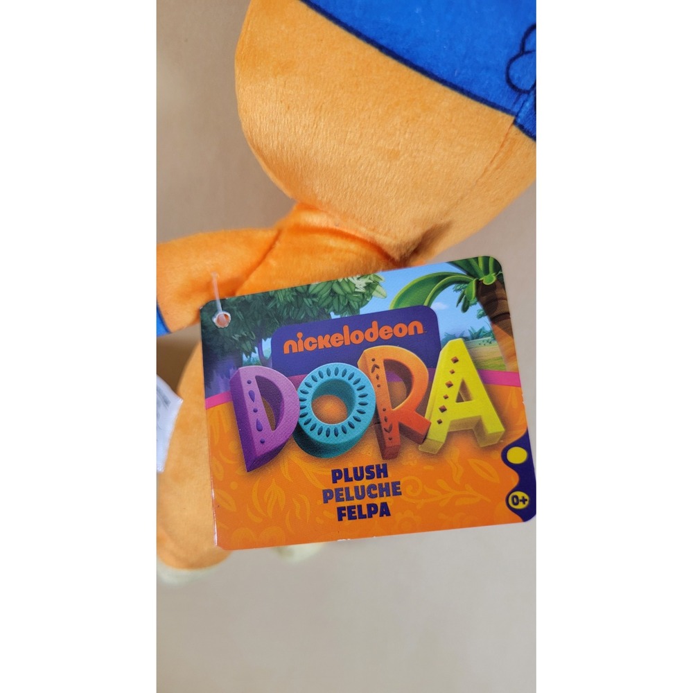 Nickelodeon Dora Swiper the Fox Plush Orange Blue Mask Spin Master 8 inch NWT - Picture 5 of 9